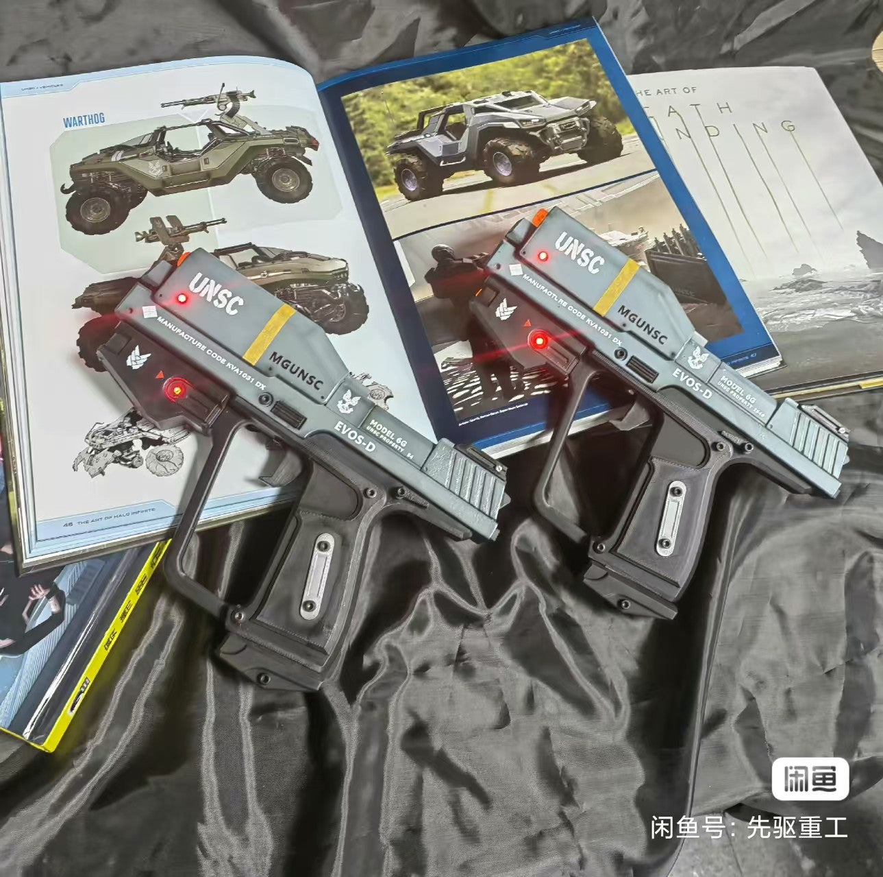 Halo: Reach M6G Magnum Weapon Model, resin material, 3D printed