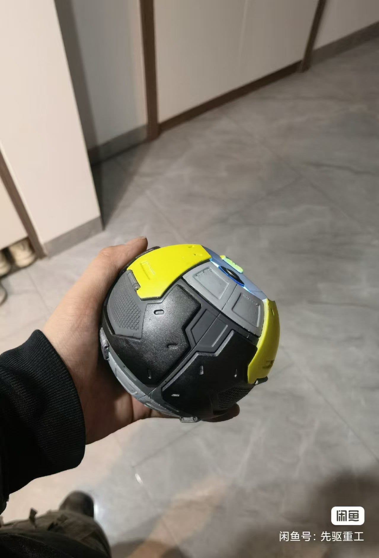 Helldivers 2 Support Sphere RGB Multi-Color Lighting 3D Printed Model Figurine, Wired and Wireless Dual Mode