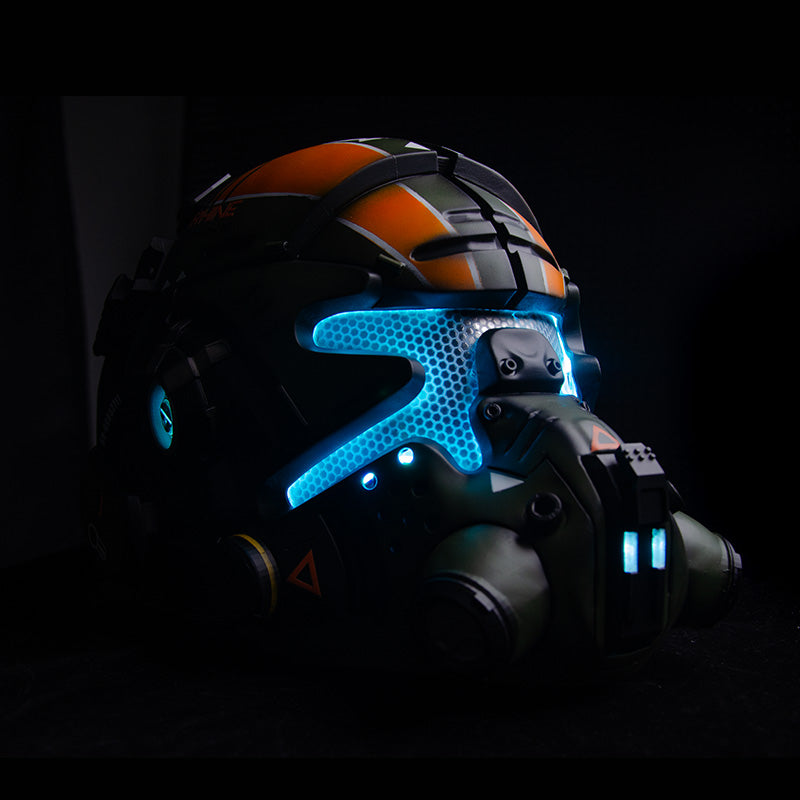 Titanfall | Cooper Pilot Helmet | Resin 3D Printed | FPS Gaming Collectible Exhibition Piece