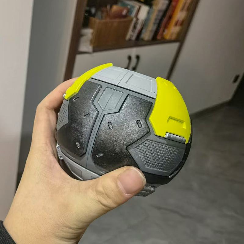 Helldivers 2 Support Sphere RGB Multi-Color Lighting 3D Printed Model Figurine, Wired and Wireless Dual Mode