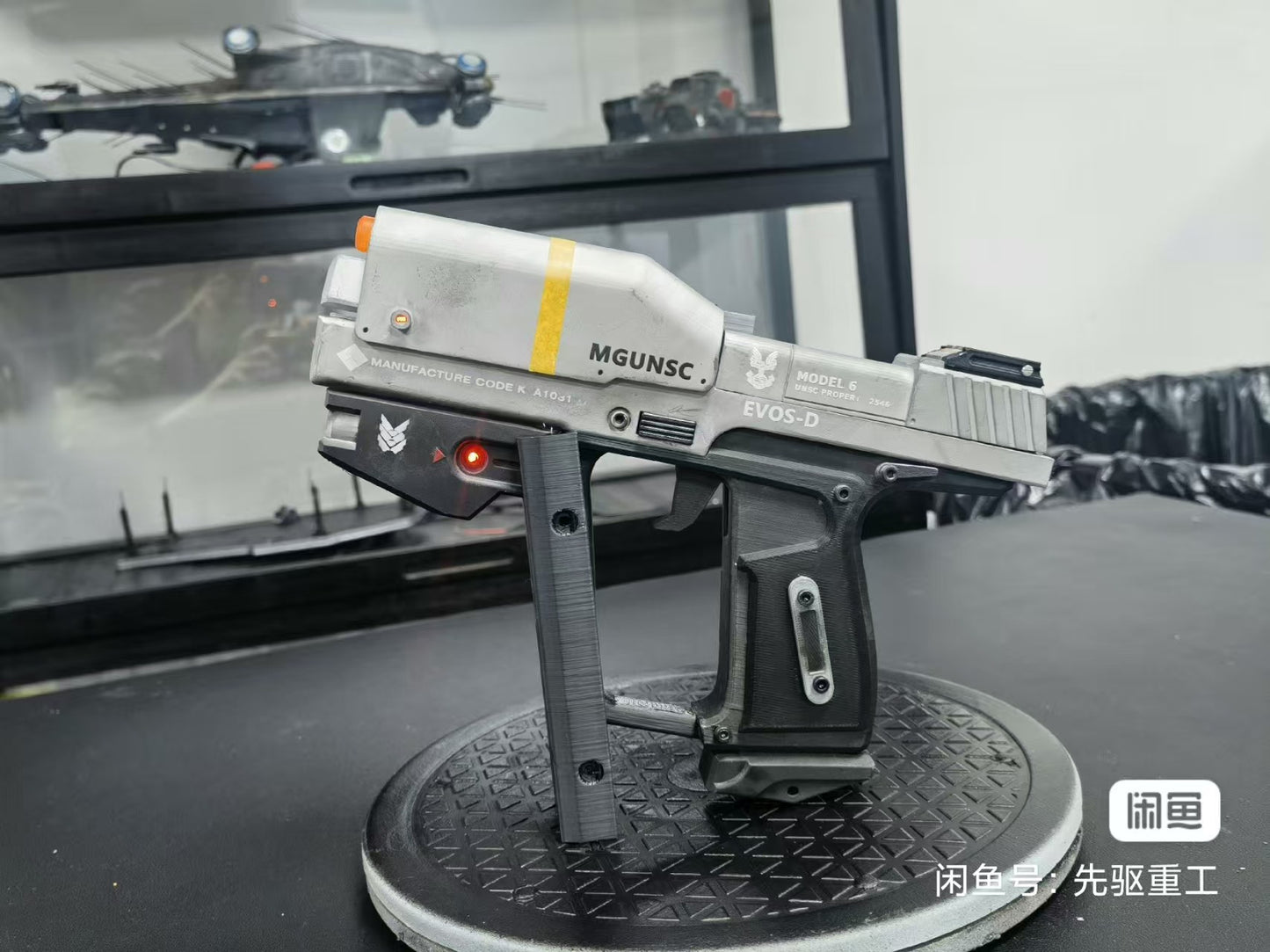 Halo: Reach M6G Magnum Weapon Model, resin material, 3D printed