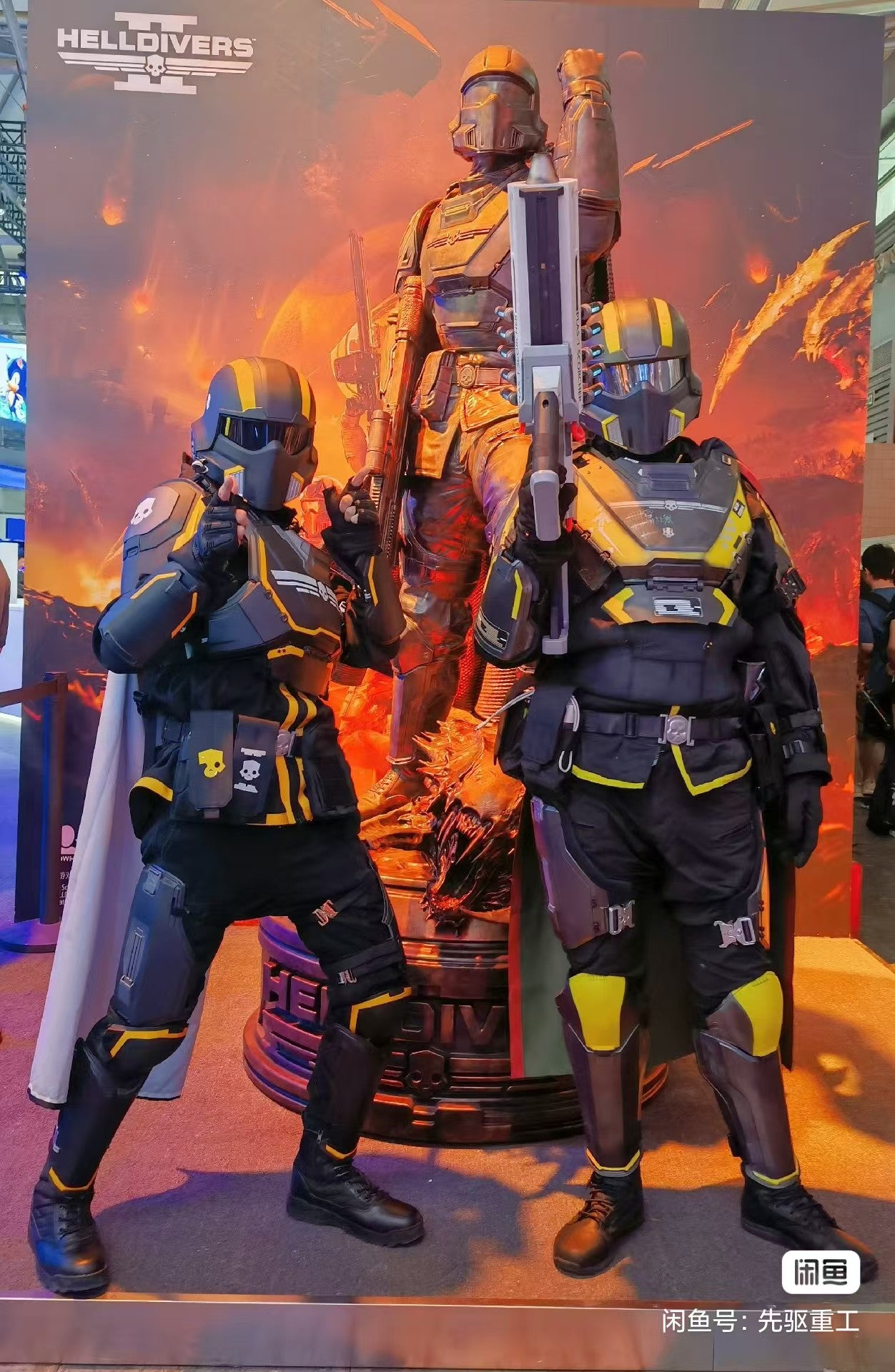 Helldivers 2 Scorched Earth with Lights 3D Printed Model Figurine Collectible Cosplay Prop