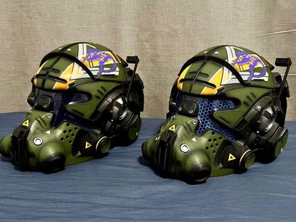 Titanfall 2 Jack Cooper Pilot Helmet – Life-Size Wearable Replica, Cosplay Helmet, Collectible Gaming Display Prop for Fans
