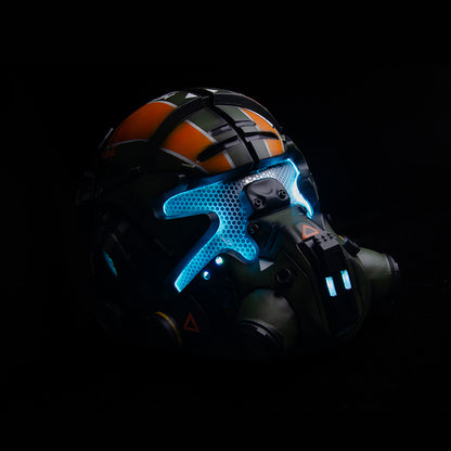 Titanfall 2 Jack Cooper Pilot Helmet – Life-Size Wearable Replica, Cosplay Helmet, Collectible Gaming Display Prop for Fans