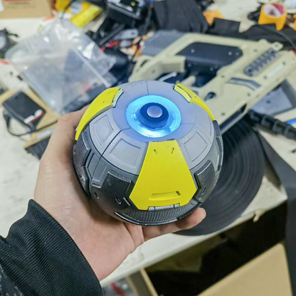 Helldivers 2 Support Sphere RGB Multi-Color Lighting 3D Printed Model Figurine, Wired and Wireless Dual Mode