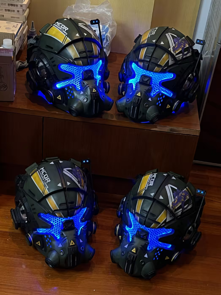 Titanfall 2 Jack Cooper Pilot Helmet – Life-Size Wearable Replica, Cosplay Helmet, Collectible Gaming Display Prop for Fans