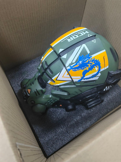 Titanfall 2 Jack Cooper Pilot Helmet – Life-Size Wearable Replica, Cosplay Helmet, Collectible Gaming Display Prop for Fans