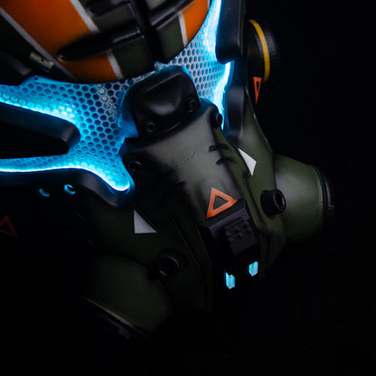 Titanfall 2 Jack Cooper Pilot Helmet – Life-Size Wearable Replica, Cosplay Helmet, Collectible Gaming Display Prop for Fans