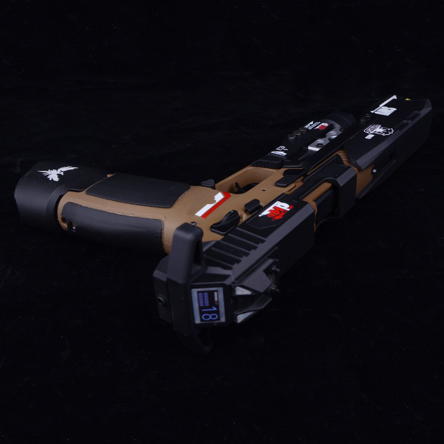 Titanfall 2 Smart Pistol Replica Body Kit – Full-Scale Gel Blaster Conversion Set, Custom DIY Prop (No Gun Included), Cosplay Accessory for Gamers