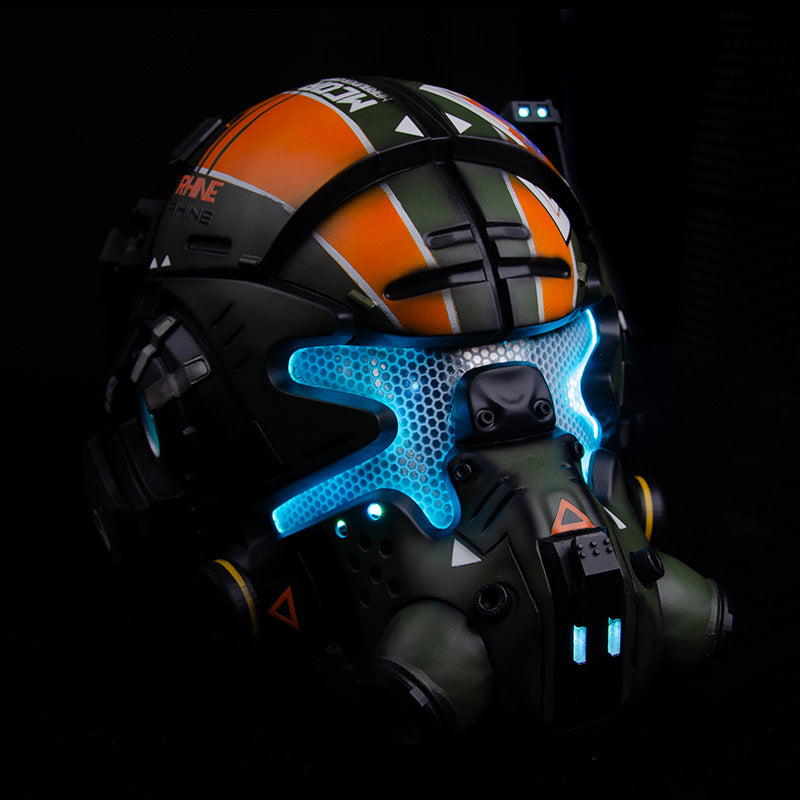 Titanfall 2 Jack Cooper Pilot Helmet – Life-Size Wearable Replica, Cosplay Helmet, Collectible Gaming Display Prop for Fans