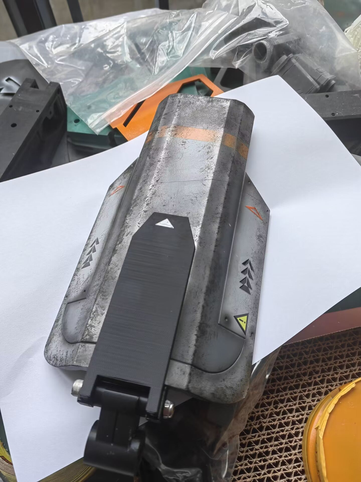 【Painting completed】 Titanfall apex charge rifle 3d printing model with lights Cosplay props hand puppet model can not be fired model 1/1 close to 82cm oversize