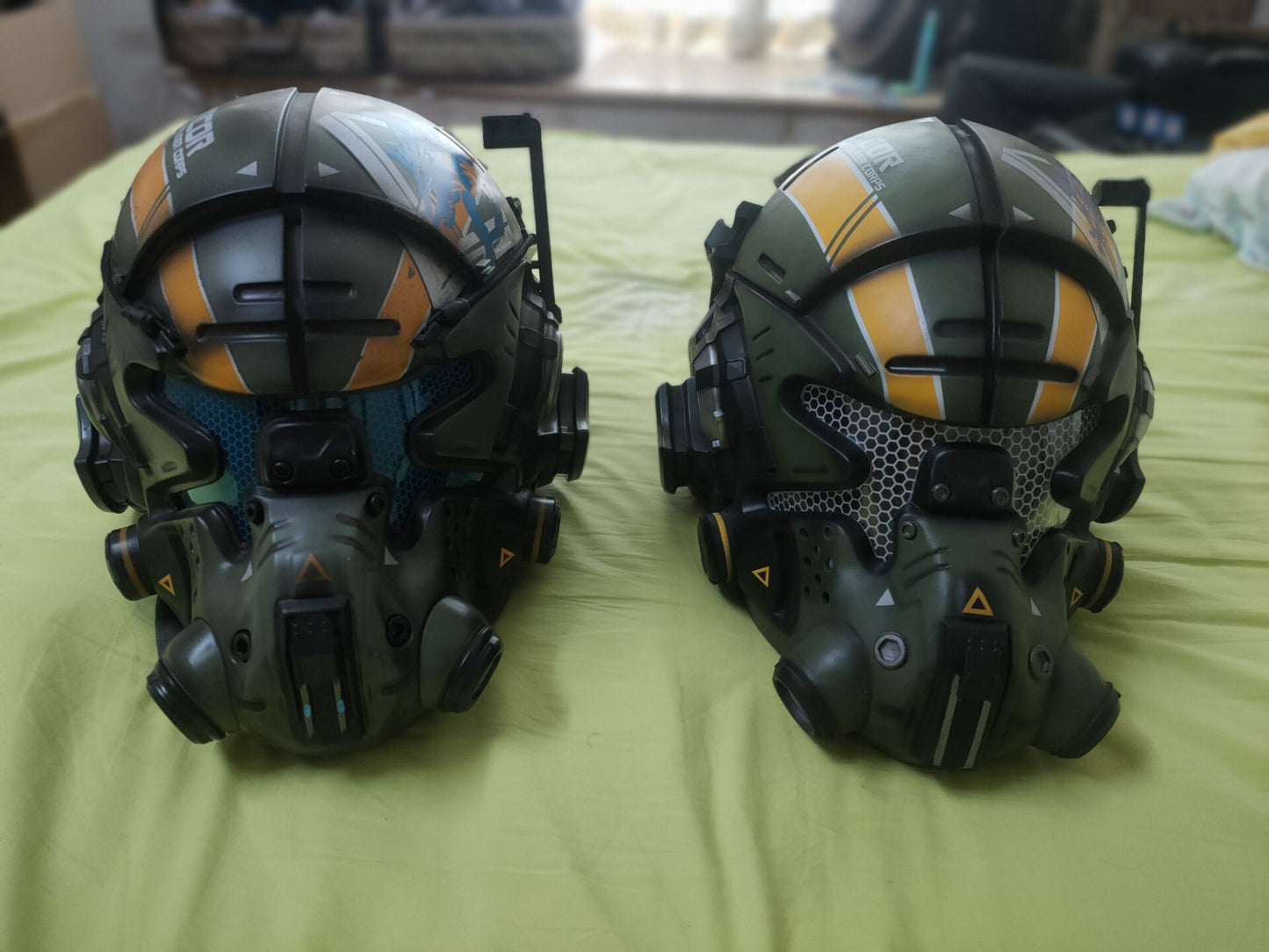 Titanfall 2 Jack Cooper Pilot Helmet – Life-Size Wearable Replica, Cosplay Helmet, Collectible Gaming Display Prop for Fans