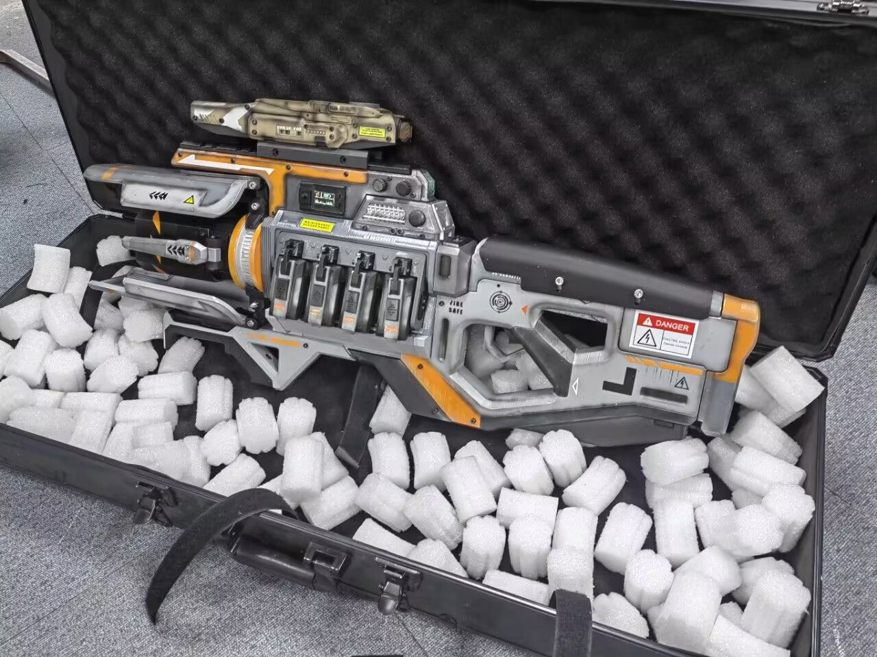 【Painting completed】 Titanfall apex charge rifle 3d printing model with lights Cosplay props hand puppet model can not be fired model 1/1 close to 82cm oversize