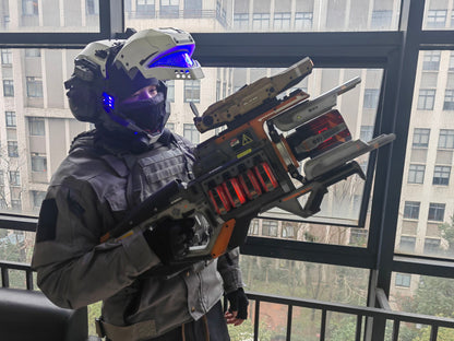 【Painting completed】 Titanfall apex charge rifle 3d printing model with lights Cosplay props hand puppet model can not be fired model 1/1 close to 82cm oversize