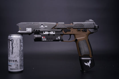 Titanfall 2 Smart Pistol Replica Body Kit – Full-Scale Gel Blaster Conversion Set, Custom DIY Prop (No Gun Included), Cosplay Accessory for Gamers