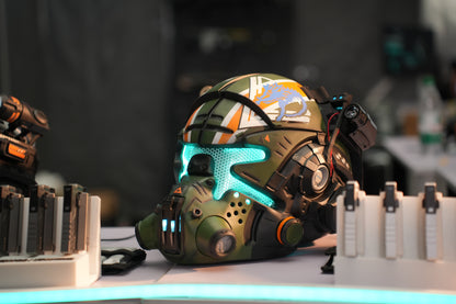 Titanfall 2 Jack Cooper Pilot Helmet – Life-Size Wearable Replica, Cosplay Helmet, Collectible Gaming Display Prop for Fans