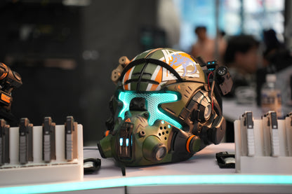 Titanfall 2 Jack Cooper Pilot Helmet – Life-Size Wearable Replica, Cosplay Helmet, Collectible Gaming Display Prop for Fans