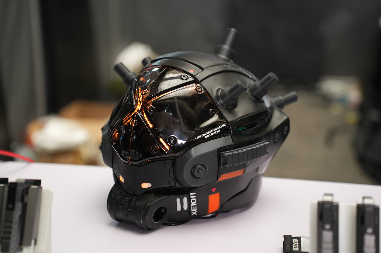 Titanfall Cloak Pilot Helmet Replica – Life-Size Cosplay Helmet, Wearable Premium Frontier Hunter Prop, Collectible Gaming Display for Fans