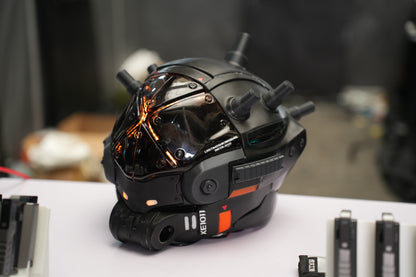 Titanfall Cloak Pilot Helmet Replica – Life-Size Cosplay Helmet, Wearable Premium Frontier Hunter Prop, Collectible Gaming Display for Fans