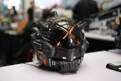 Titanfall Cloak Pilot Helmet Replica – Life-Size Cosplay Helmet, Wearable Premium Frontier Hunter Prop, Collectible Gaming Display for Fans