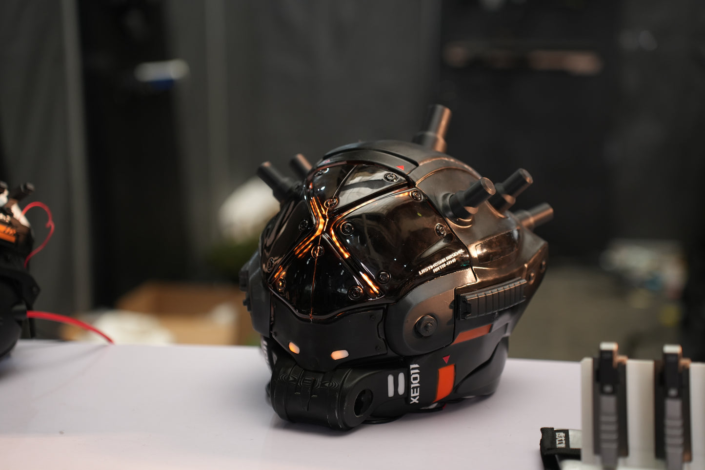Titanfall Cloak Pilot Helmet Replica – Life-Size Cosplay Helmet, Wearable Premium Frontier Hunter Prop, Collectible Gaming Display for Fans