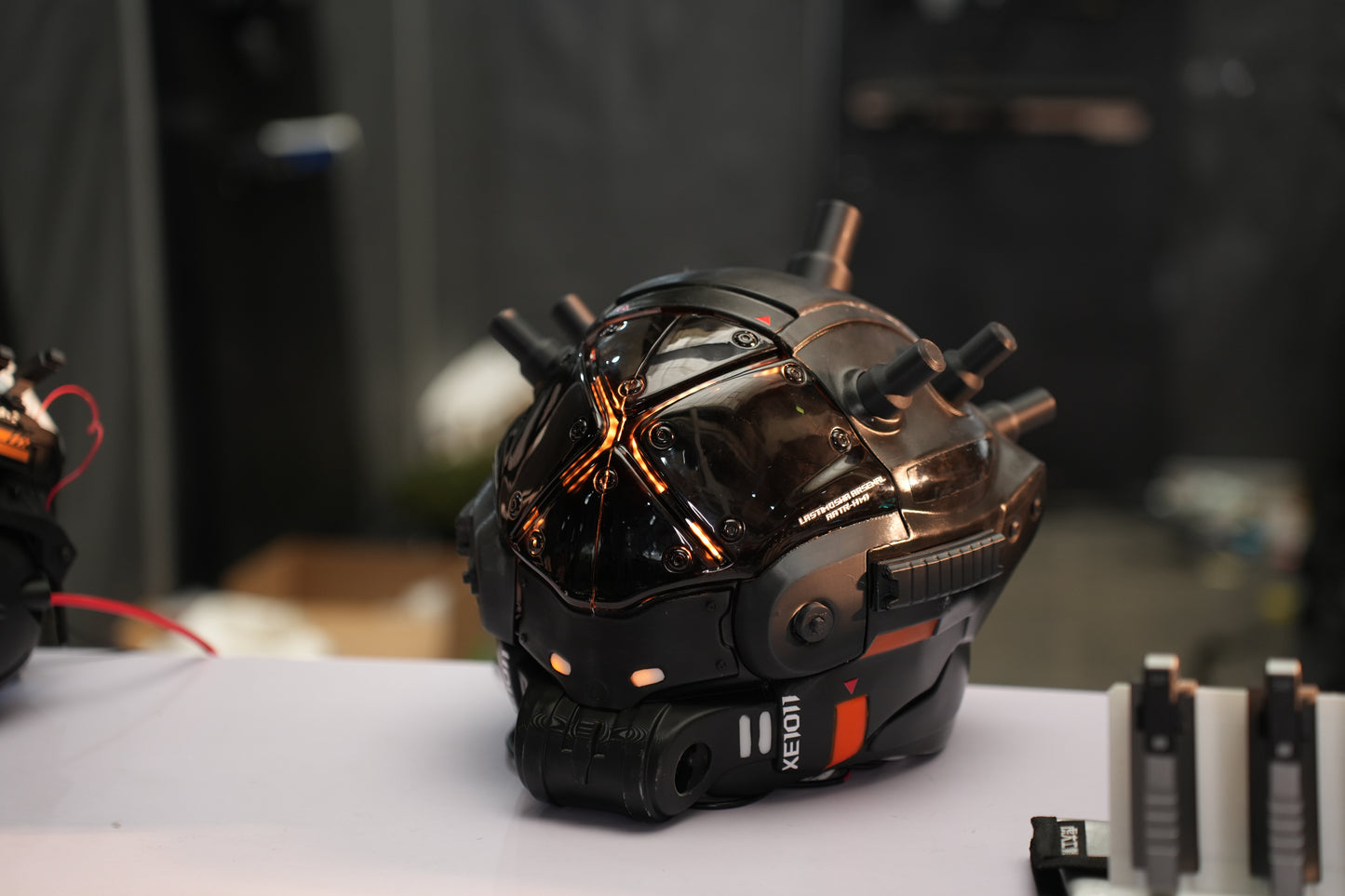 Titanfall Cloak Pilot Helmet Replica – Life-Size Cosplay Helmet, Wearable Premium Frontier Hunter Prop, Collectible Gaming Display for Fans