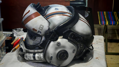 Titanfall 2 Viper Pilot Helmet Replica – Life-Size Cosplay Helmet, Wearable Gaming Display, Exclusive Villain Collectible Prop for Fans