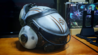 Titanfall 2 Viper Pilot Helmet Replica – Life-Size Cosplay Helmet, Wearable Gaming Display, Exclusive Villain Collectible Prop for Fans