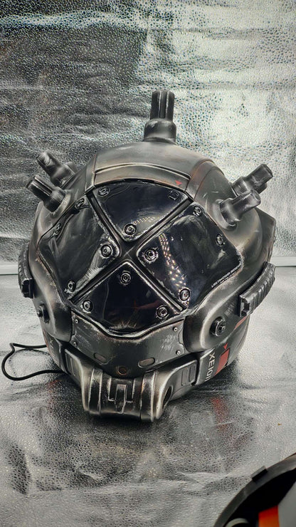 Titanfall Cloak Pilot Helmet Replica – Life-Size Cosplay Helmet, Wearable Premium Frontier Hunter Prop, Collectible Gaming Display for Fans