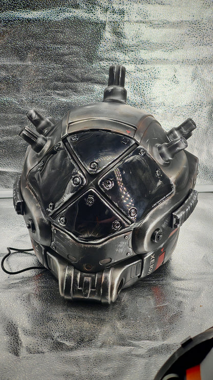 Titanfall Cloak Pilot Helmet Replica – Life-Size Cosplay Helmet, Wearable Premium Frontier Hunter Prop, Collectible Gaming Display for Fans