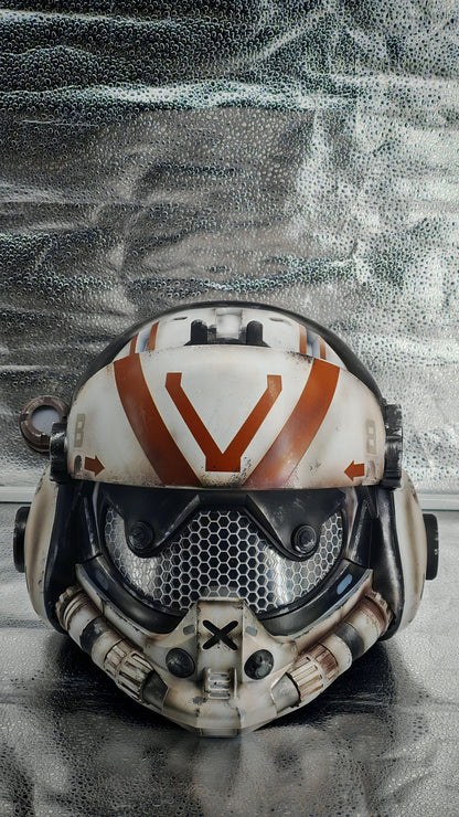 Titanfall 2 Viper Pilot Helmet Replica – Life-Size Cosplay Helmet, Wearable Gaming Display, Exclusive Villain Collectible Prop for Fans