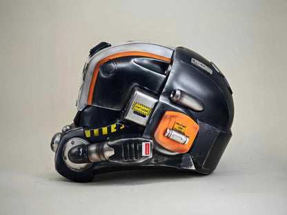 Titanfall Militia Assault Pilot Helmet Replica – Life-Size Cosplay Helmet, Wearable 6-4 Squadron Tribute, Collectible Gaming Display for Fans
