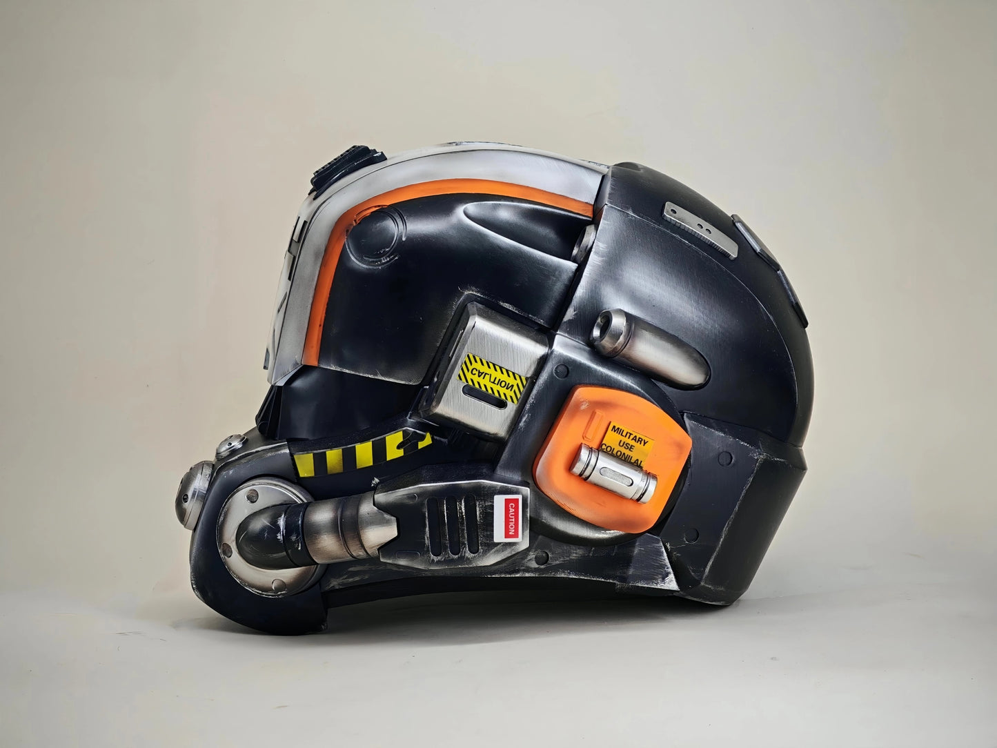 Titanfall Militia Assault Pilot Helmet Replica – Life-Size Cosplay Helmet, Wearable 6-4 Squadron Tribute, Collectible Gaming Display for Fans
