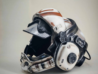 Titanfall 2 Viper Pilot Helmet Replica – Life-Size Cosplay Helmet, Wearable Gaming Display, Exclusive Villain Collectible Prop for Fans