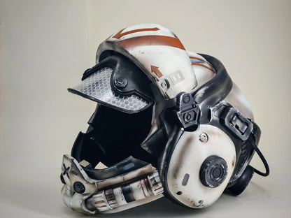 Titanfall 2 Viper Pilot Helmet Replica – Life-Size Cosplay Helmet, Wearable Gaming Display, Exclusive Villain Collectible Prop for Fans