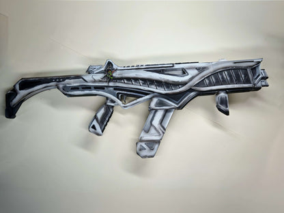 Apex Legends R99 "Blade" Skin Replica Prop – Life-Size SMG Cosplay Weapon, Collectible Display Model for Gamers