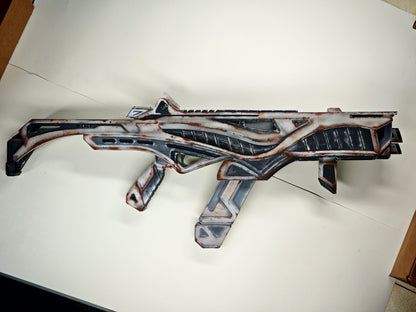 Apex Legends R99 "Blade" Skin Replica Prop – Life-Size SMG Cosplay Weapon, Collectible Display Model for Gamers