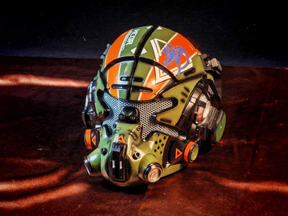 Titanfall 2 Jack Cooper Pilot Helmet – Life-Size Wearable Replica, Cosplay Helmet, Collectible Gaming Display Prop for Fans