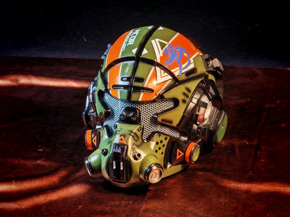Titanfall 2 Jack Cooper Pilot Helmet – Life-Size Wearable Replica, Cosplay Helmet, Collectible Gaming Display Prop for Fans