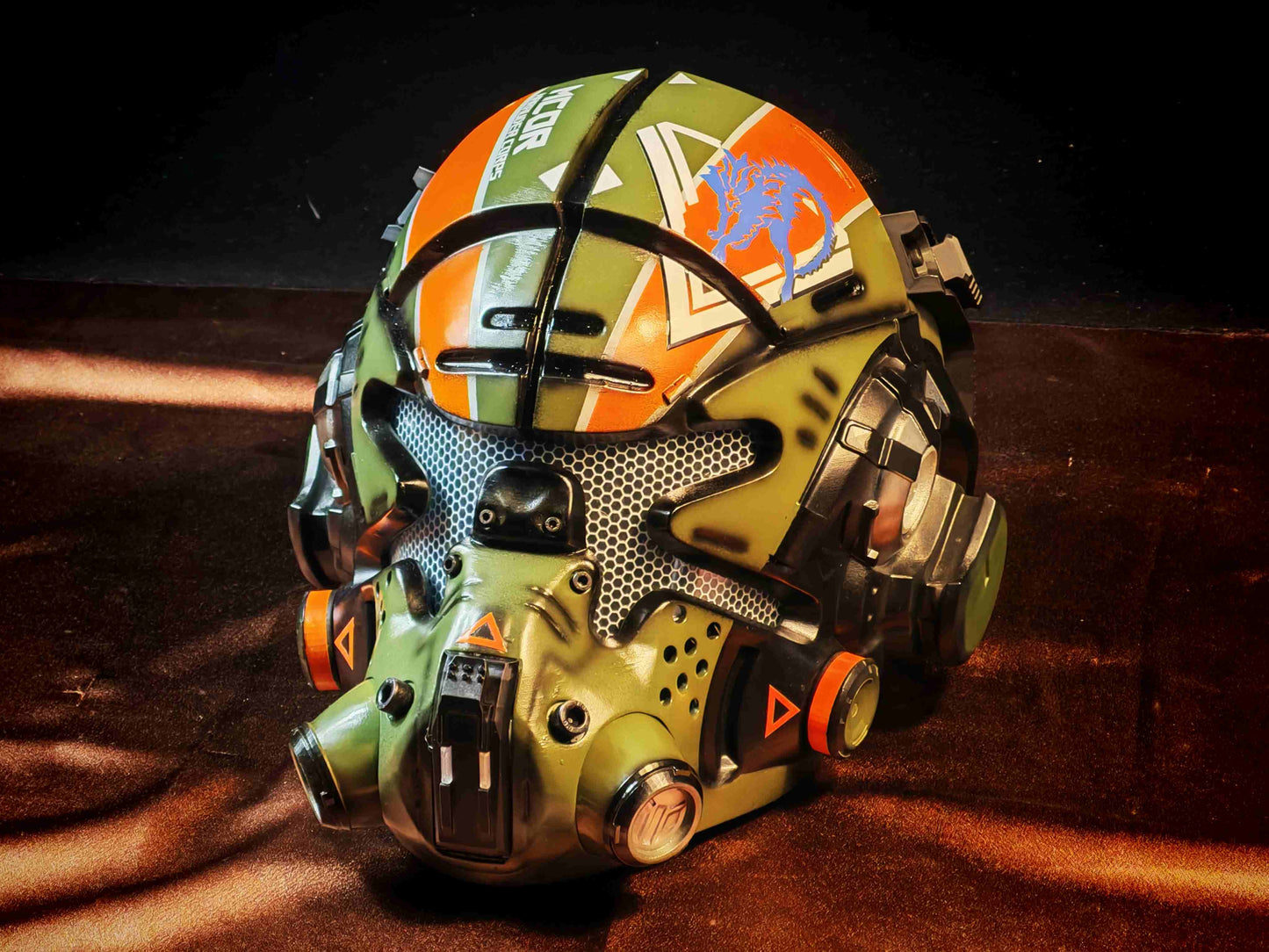 Titanfall 2 Jack Cooper Pilot Helmet – Life-Size Wearable Replica, Cosplay Helmet, Collectible Gaming Display Prop for Fans