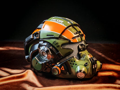 Titanfall 2 Jack Cooper Pilot Helmet – Life-Size Wearable Replica, Cosplay Helmet, Collectible Gaming Display Prop for Fans