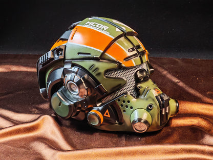 Titanfall 2 Jack Cooper Pilot Helmet – Life-Size Wearable Replica, Cosplay Helmet, Collectible Gaming Display Prop for Fans