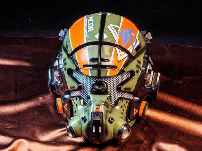 Titanfall 2 Jack Cooper Pilot Helmet – Life-Size Wearable Replica, Cosplay Helmet, Collectible Gaming Display Prop for Fans