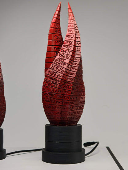 Dead Space Marker LED Desk Lamp – Replica with Iconic Ishimura Red Glow, Gaming Desk Decor, Collectible Horror Light for Fans