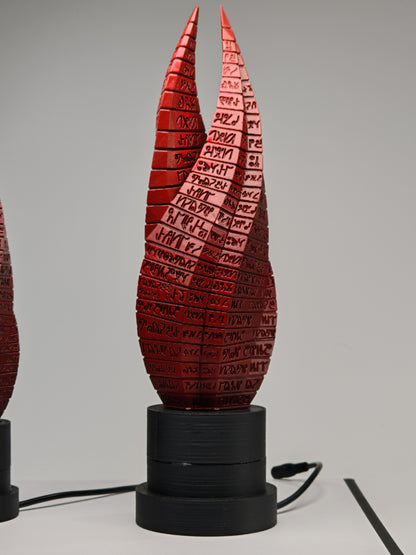 Dead Space Marker LED Desk Lamp – Replica with Iconic Ishimura Red Glow, Gaming Desk Decor, Collectible Horror Light for Fans