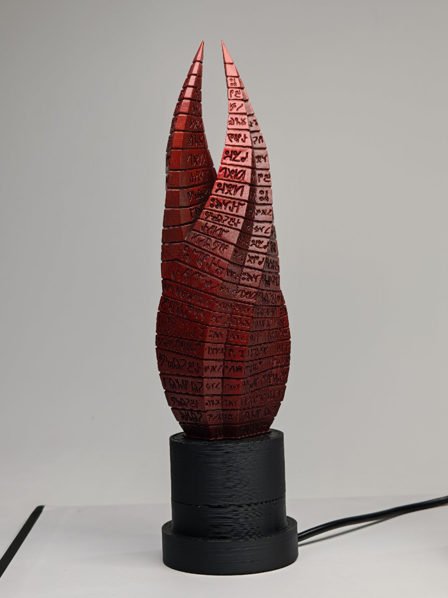 Dead Space Marker LED Desk Lamp – Replica with Iconic Ishimura Red Glow, Gaming Desk Decor, Collectible Horror Light for Fans