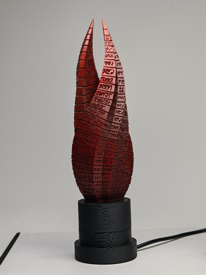 Dead Space Marker LED Desk Lamp – Replica with Iconic Ishimura Red Glow, Gaming Desk Decor, Collectible Horror Light for Fans
