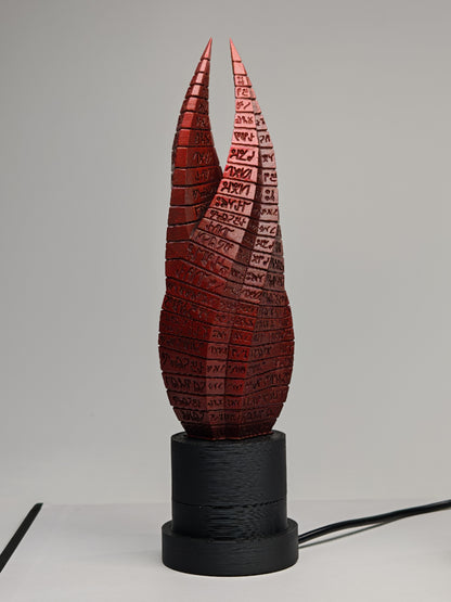 Dead Space Marker LED Desk Lamp – Replica with Iconic Ishimura Red Glow, Gaming Desk Decor, Collectible Horror Light for Fans