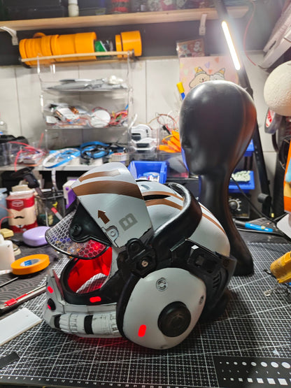 Titanfall 2 Viper Pilot Helmet Replica – Life-Size Cosplay Helmet, Wearable Gaming Display, Exclusive Villain Collectible Prop for Fans