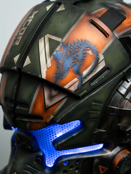Titanfall 2 Jack Cooper Pilot Helmet – Life-Size Wearable Replica, Cosplay Helmet, Collectible Gaming Display Prop for Fans